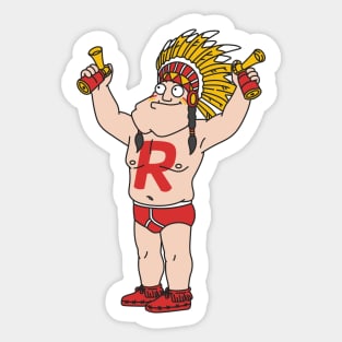 Stan Redskins Sticker